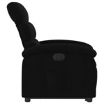vidaXL Fauteuil inclinable électrique noir tissu