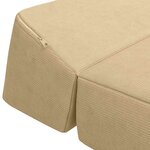 vidaXL Canapé-lit pliable Vert Gris 60 x 70 x 41 cm Tissu