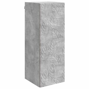vidaXL Armoire Murale Gris béton 33 x 34 5 x 90 cm Bois d'ingénierie