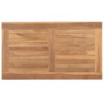 vidaXL Table basse Marron 70 x 40 x 45 cm Bois de teck solide