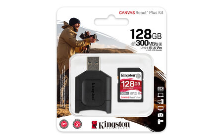 KINGSTON Canvas React Plus SDCR2/128GB