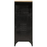 vidaXL Armoire de salle de bain 40x27x90 cm fer et bois de manguier