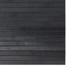 vidaXL Tapis rectangulaire gris 100x500 cm bambou