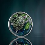 Pièce de monnaie en Argent 2 Dollars g 62.2 (2 oz) Millésime 2024 Lifelong Journey RED EARED TURTLE