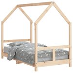vidaXL Cadre de lit pour enfant 80x160 cm bois de pin massif