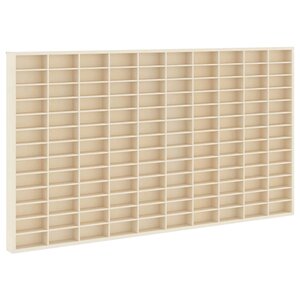 vidaXL Vitrine Murale Beige 98 x 4 5 x 55 cm Bois d'ingénierie