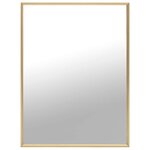 vidaXL Miroir Doré 80x60 cm
