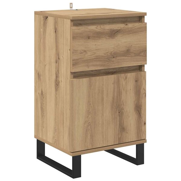 vidaXL Buffet chêne artisanal 35 x 40 x 70 cm Bois d'ingénierie