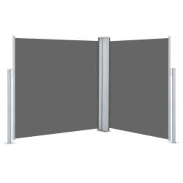 vidaXL Auvent latéral rétractable Anthracite 160x600 cm