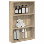 vidaXL Armoire murale de salle de bain Chêne Sonoma 40 x 10 x 60 5 cm