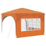 vidaXL Tente de fête pop-up 290 x 290 x 245 cm Orange