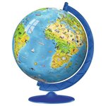 Puzzle 3D Globe terrestre 180 pieces - Ravensburger - Puzzle enfant 3D éducatif - sans colle - Des 7 ans