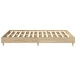 vidaXL Cadre de lit 2 Pièces Sonoma 152 x 203 cm Bois d'ingénierie