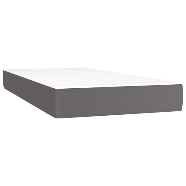 vidaXL Matelas à ressorts ensachés pour enfants fermeté moyenne 80x160 cm similicuir