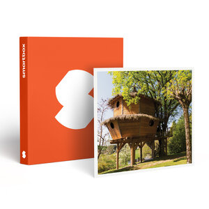SMARTBOX - Coffret Cadeau Séjour insolite près d'Aurillac : 2 jours en cabane dans les arbres avec bain bouillonnant - Séjour
