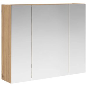 vidaXL Armoire Miroir de Salle de Bain Chêne artisan 60 x 14 5 x 50 cm