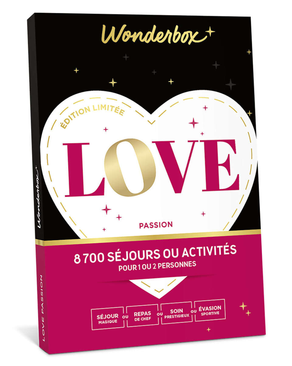 Coffret cadeau - WONDERBOX - Pour un couple en or - La Poste