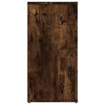 vidaXL Buffet Chêne fumé 100x30x59 5 cm Bois d'ingénierie