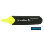 Etui de 4 surligneurs 'job 150' avec clip pte biseautée tracé: 1,0 - 4,5 mm SCHNEIDER