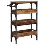 vidaXL Chariot de cuisine Bois Ancien 53 x 20 x 76 cm