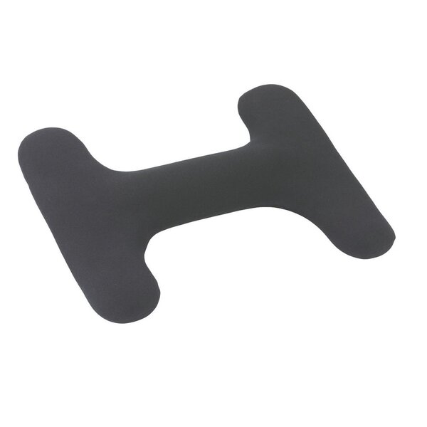 Coussin lombaire, mousse à mémoire de forme - Noir