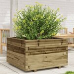 vidaXL Jardinière 80x80x49 5 cm bois de pin imprégné