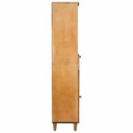 vidaXL Cabinet de salle de bain Marron Clair 38 x 33 x 160 cm