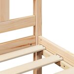 vidaXL Cadre de lit sans matelas 160x200 cm bois massif de pin