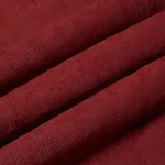 vidaXL Jeté Rouge Bordeaux 130 x 150 cm Toison