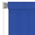 vidaXL Store roulant d'extérieur 160x230 cm Bleu PEHD