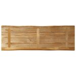 vidaXL Dessus de table bord vivant 120x40x2 5 cm bois de manguier brut