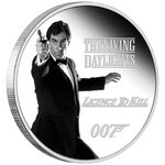 Pièce de monnaie 1 Dollar Tuvalu 2023 1 once argent BE – James Bond (Timothy Dalton)
