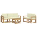 vidaXL Ensemble de canapés d'extérieur 6 pc