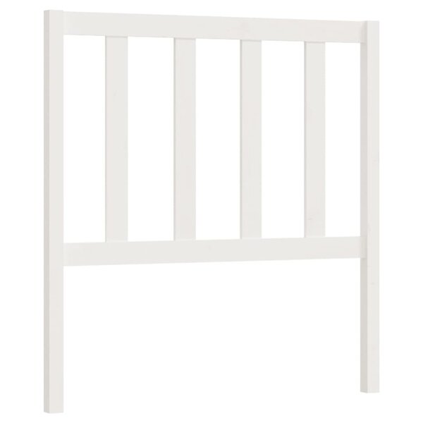 vidaXL Tête de lit Blanc 106x4x100 cm Bois massif de pin