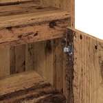 vidaXL Ensemble de mobilier de salle de bain 3 Pièces Bois Ancien