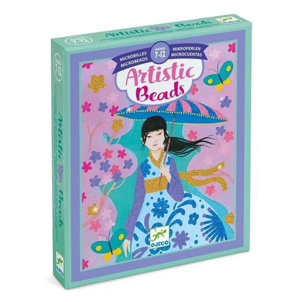Djeco DJ09474 - Artistic Beads Microbilles Autour du monde