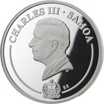 Pièce de monnaie en Argent 5 Dollars g 31.1 (1 oz) Millésime 2026 Golden Flower Collection DAHLIA