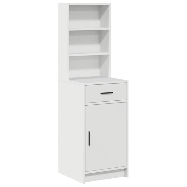 vidaXL Haut Armoire Blanc 41 x 40 x 135 cm Bois d'ingénierie