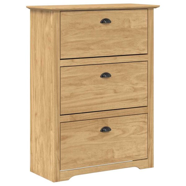 vidaXL Rack à chaussures BODO 80 x 35 x 118 cm Bois d'ingénierie