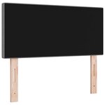 vidaXL Tête de lit avec tête de lit Gris clair 100 cm Tissu côtelé