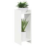 vidaXL Support de Plante 2 pièces Blanc 30 x 30 x 80 cm