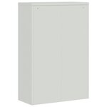 vidaXL Classeur gris clair 90x40x180 cm acier