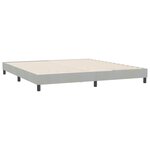 vidaXL Sommier à lattes de lit sans matelas 180x210 cm velours