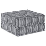 vidaXL Pouf Modulaire gris - 70x70x36 cm en tissu