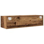 vidaXL Meuble TV vieux bois 100x31x25 5 cm bois d'ingénierie