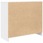 vidaXL Buffet blanc 85x34x76 cm bois d’ingénierie