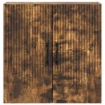 vidaXL Armoire Murale Chêne fumé 59 x 31 x 60 cm Bois d'ingénierie