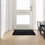 vidaXL Tapis Couloir Noir 100 x 150 cm