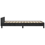 vidaXL Cadre de lit sans matelas noir 90x190 cm velours