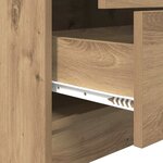vidaXL Haut Armoire avec tiroir chêne artisanal 45 5 x 34 x 127 cm
